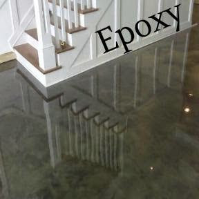 D.F. Painting paints epoxy floors. Epoxy is perfect for basement and garages. 